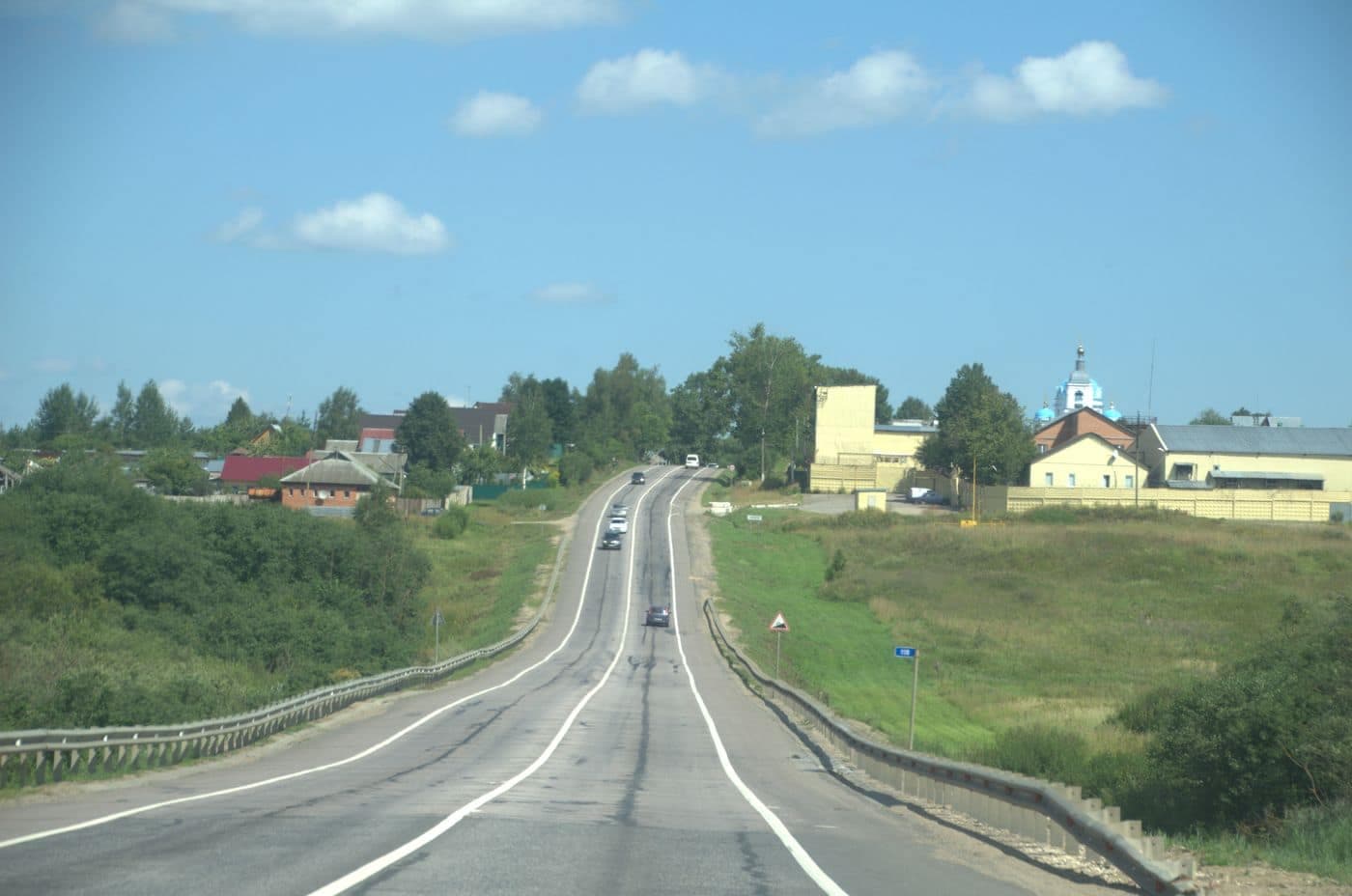 Трасса М8 по пути в Ярославль